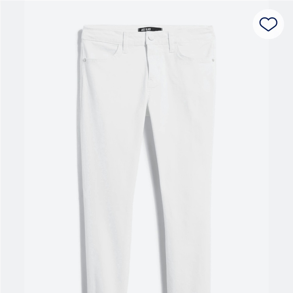 Just Black Women's Skinny Jeans - White